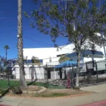 Exterior view of the Islamic Center of San Diego, the target of the heavily armed assault on May 18.