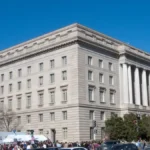 IRS headquarters building on Constitution Avenue, Washington D.C., Federal Triangle