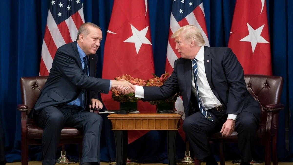 Donald Trump and Recep Tayyip Erdoğan meeting as Türkiye’s CAATSA sanctions and F-35 dispute return to the agenda
